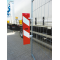 Traffic panel flat | film RA1/A | on both sides indicating right / left | red / white